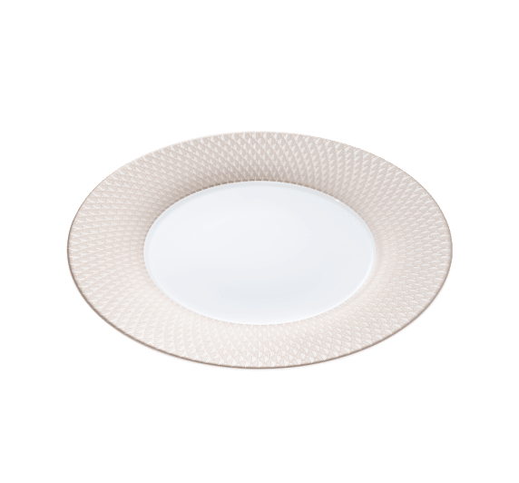 christofle porcelain underplate platinum finish 2