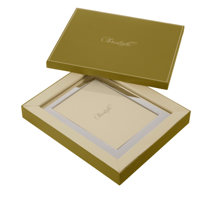 christofle silver plated picture frame - for 18 x 24 cm photos 1