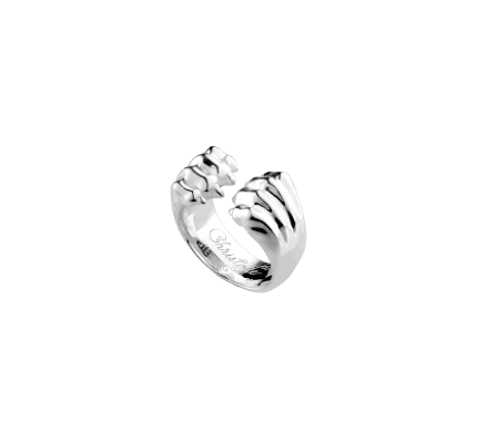 christofle sterling-silver open ring rhodium-plated 1