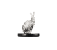 christofle sitting rabbit in sterling silver - haute orfèvrerie 2