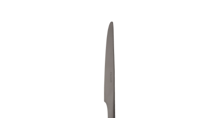 christofle stainless steel dessert knife - black colour 3