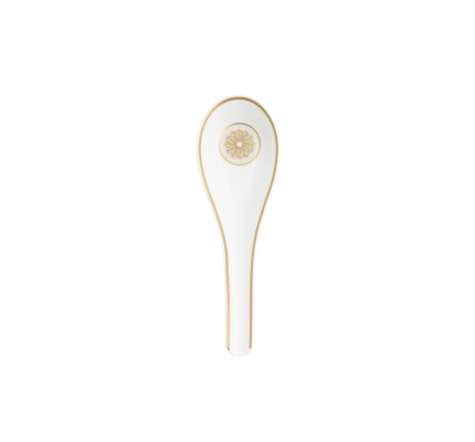 christofle porcelain chinese spoon gold finish 1