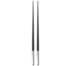 christofle silver-plated black japanese chopsticks 1