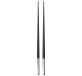christofle pair of japanese chopsticks uni silver plated and resin 1