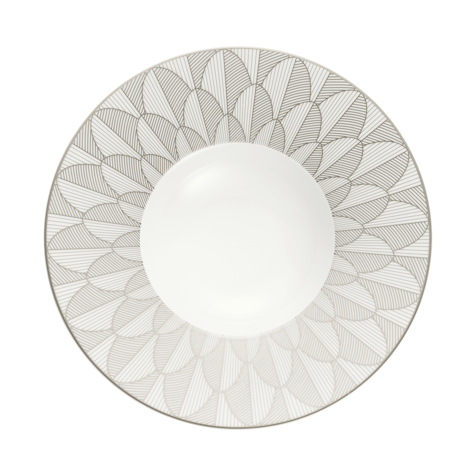 Assiette Bébé CHRISTOFLE Collection Perle - Diamètre 16,8 Cm, Porcelaine Argentée - Neuf Sous Boîte