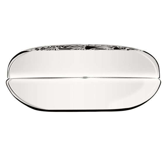 christofle petite boite en métal argenté gravé 1