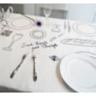 Tablecloth for 6 people - Sarah Espeute for Christofle