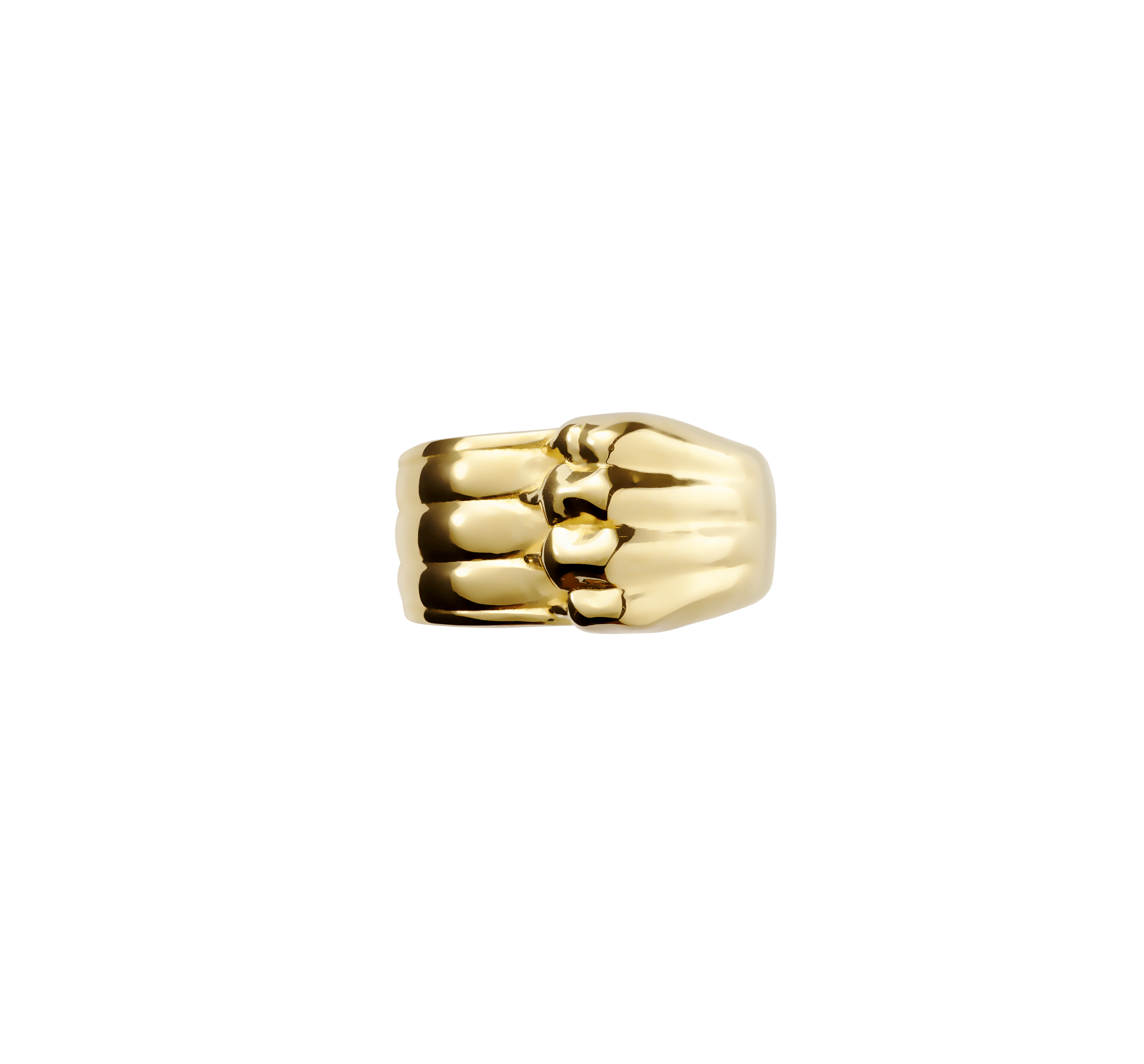 christofle sterling-silver gilded 24 carats bangle ring  2