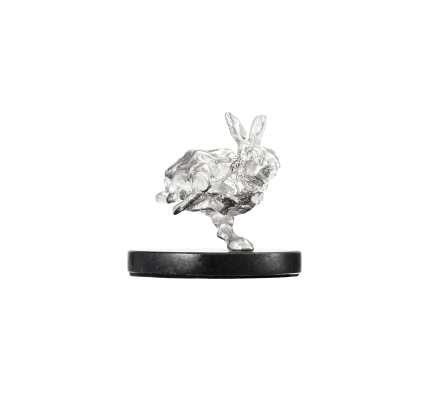 Agile Rabbit in Sterling Silver - Haute Orfèvrerie