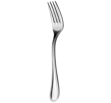 christofle salad fork perles 2  stainless steel 1
