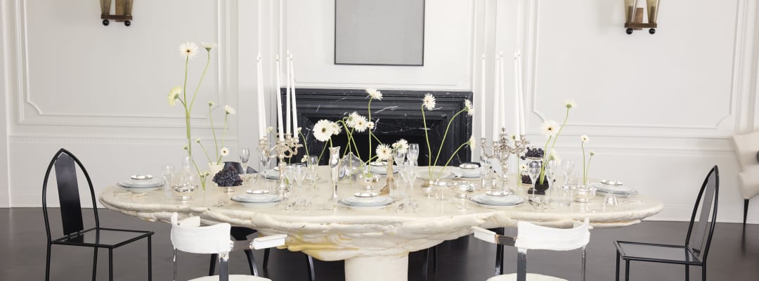 Tablecloth by Sarah Espeute - Infini Christofle Tablecloth by Sarah Espeute - Infini Christofle