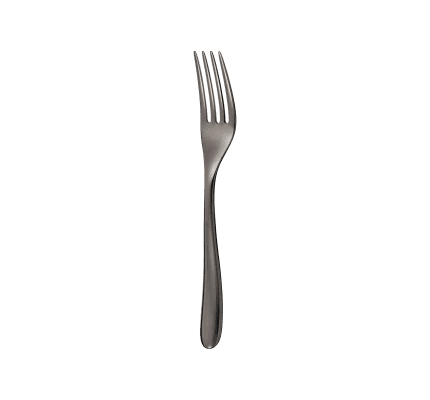 christofle stainless steel dessert fork - black colour 3