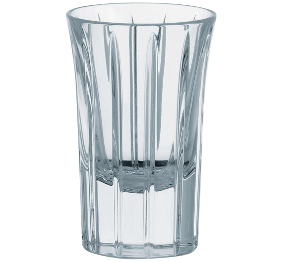 christofle crystal vodka glasses - set of 4 2