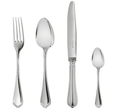 christofle flatware set for 6 people (24 pieces) spatours  silver plate 2