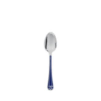 christofle Cuillère à dessert / entrée en métal argenté - Bleu marbré