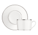 christofle Tea cup and saucers Albi  Porcelain