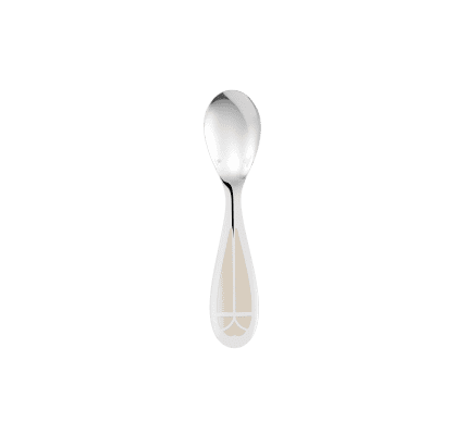 christofle silver-plated baby spoon - ivory 1