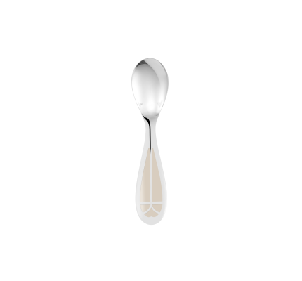 christofle silver-plated baby spoon - ivory 1