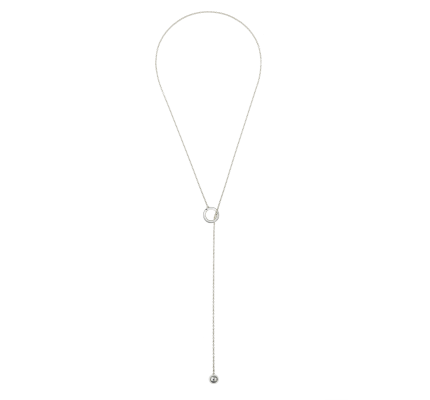 christofle sterling silver lariat necklace 1