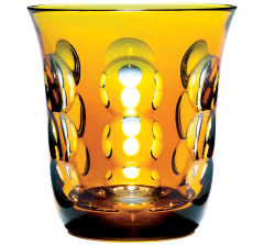 christofle red crystal water glass 2