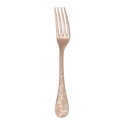 Gilded Rose Gold Dinner Fork
