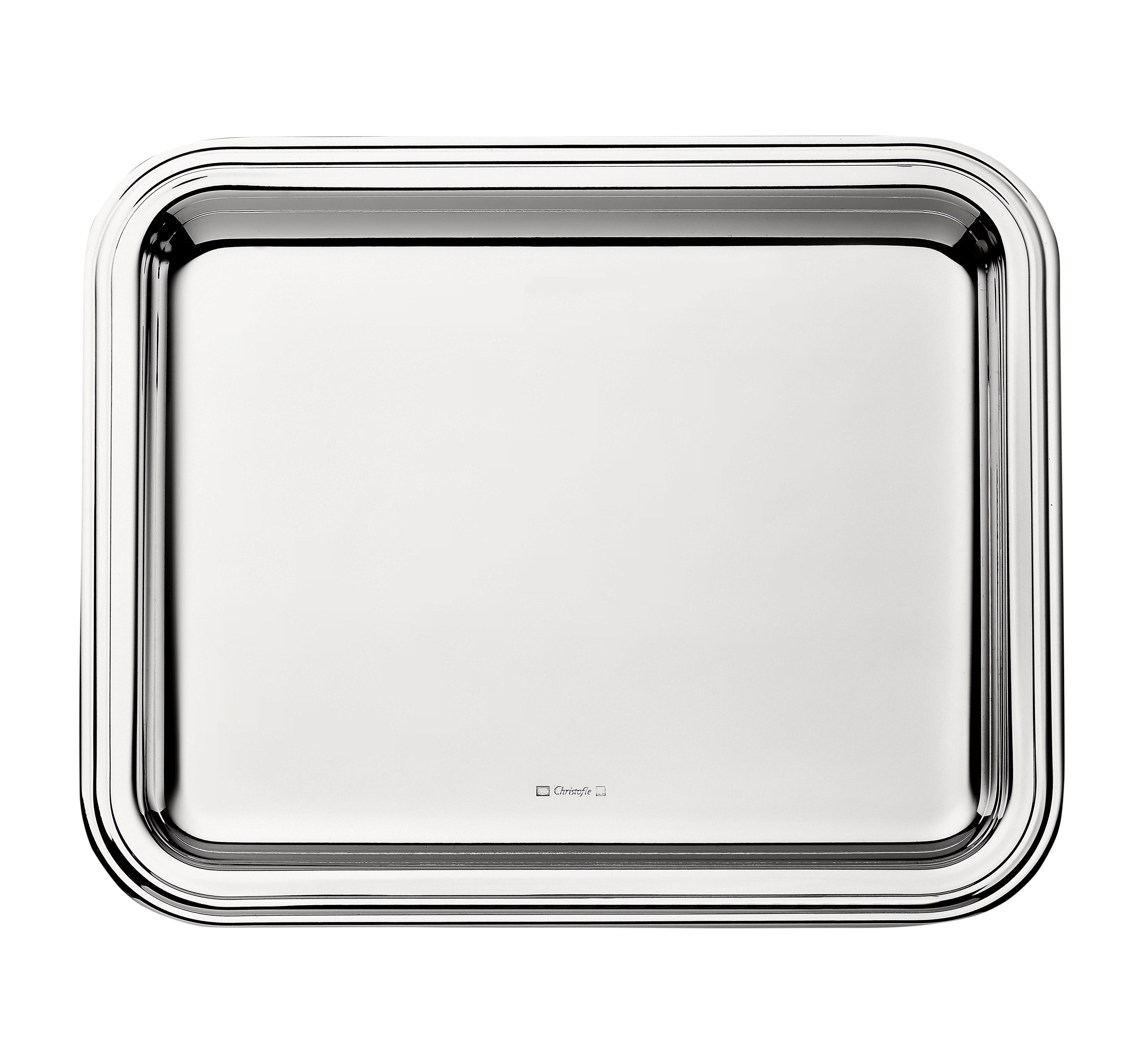 CHRISTOFLE クリストフル アルビ トレー 20×16cm Silver-Plated Tray 8 x 6 in Albi | Christofle USA