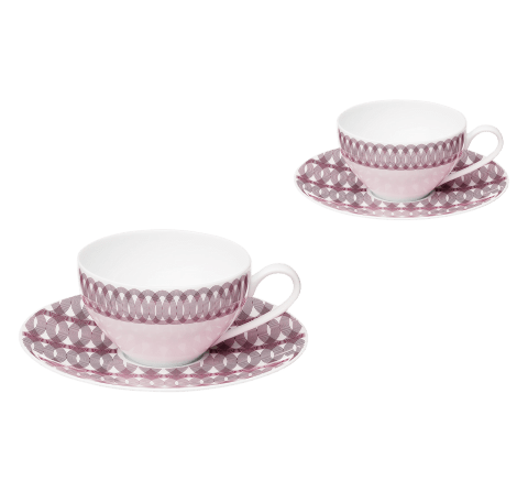 Cup & Saucer, Set of 2 Mood Nomade Porcelain