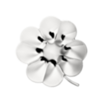 christofle silver-plated lucky 4-leaf clover bowl 1