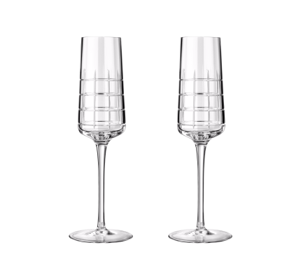 christofle packshots/graphik/b07965010_set_of_2_champagne_flutes_graphik_kyxb1j 0