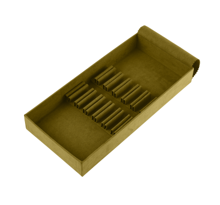 Storage Box 12 pieces 2 racks - Large (sold empty)