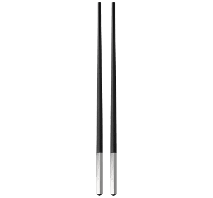 christofle pair of chinese chopsticks uni silver plated and resin 1