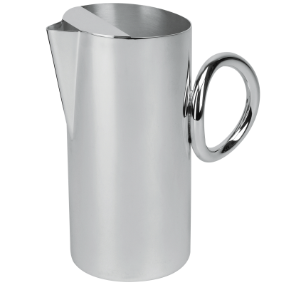 Water pitcher Vertigo  Silver plated