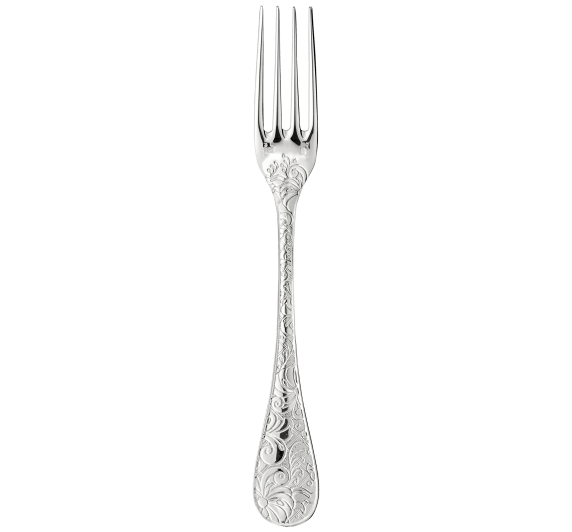 christofle standard dinner fork jardin d'eden  silver plated 1