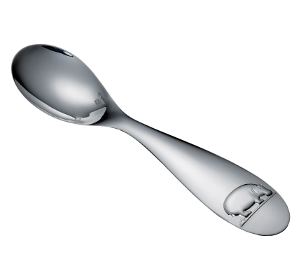 christofle baby spoon savane  silver plated 1