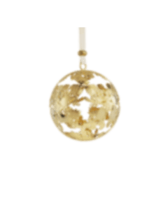 christofle silver-plated christmas ornament 2024 edition - gold 0