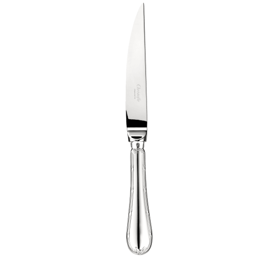christofle steak knife rubans  silver plated 1
