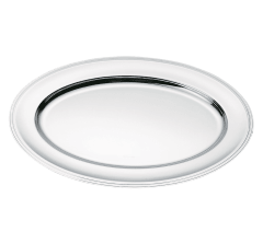 christofle silver-plated oval entrée platter - 18 in 1