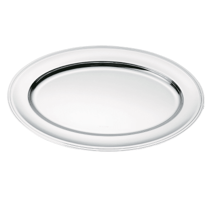 christofle plat ovale en métal argenté 1