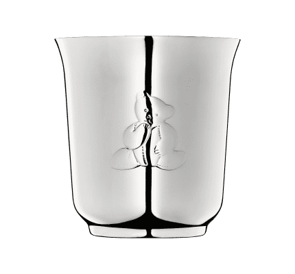 christofle Baby cup Charlie Bear  Silver plated
