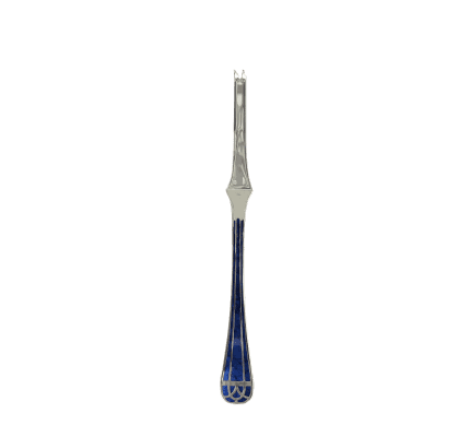 christofle silver-plated lobster pick - marbled blue 1