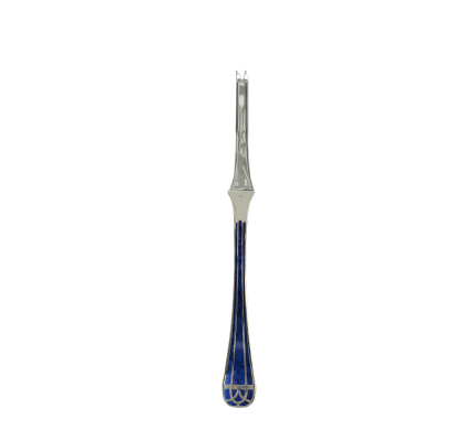 christofle silver-plated lobster pick - marbled blue 1