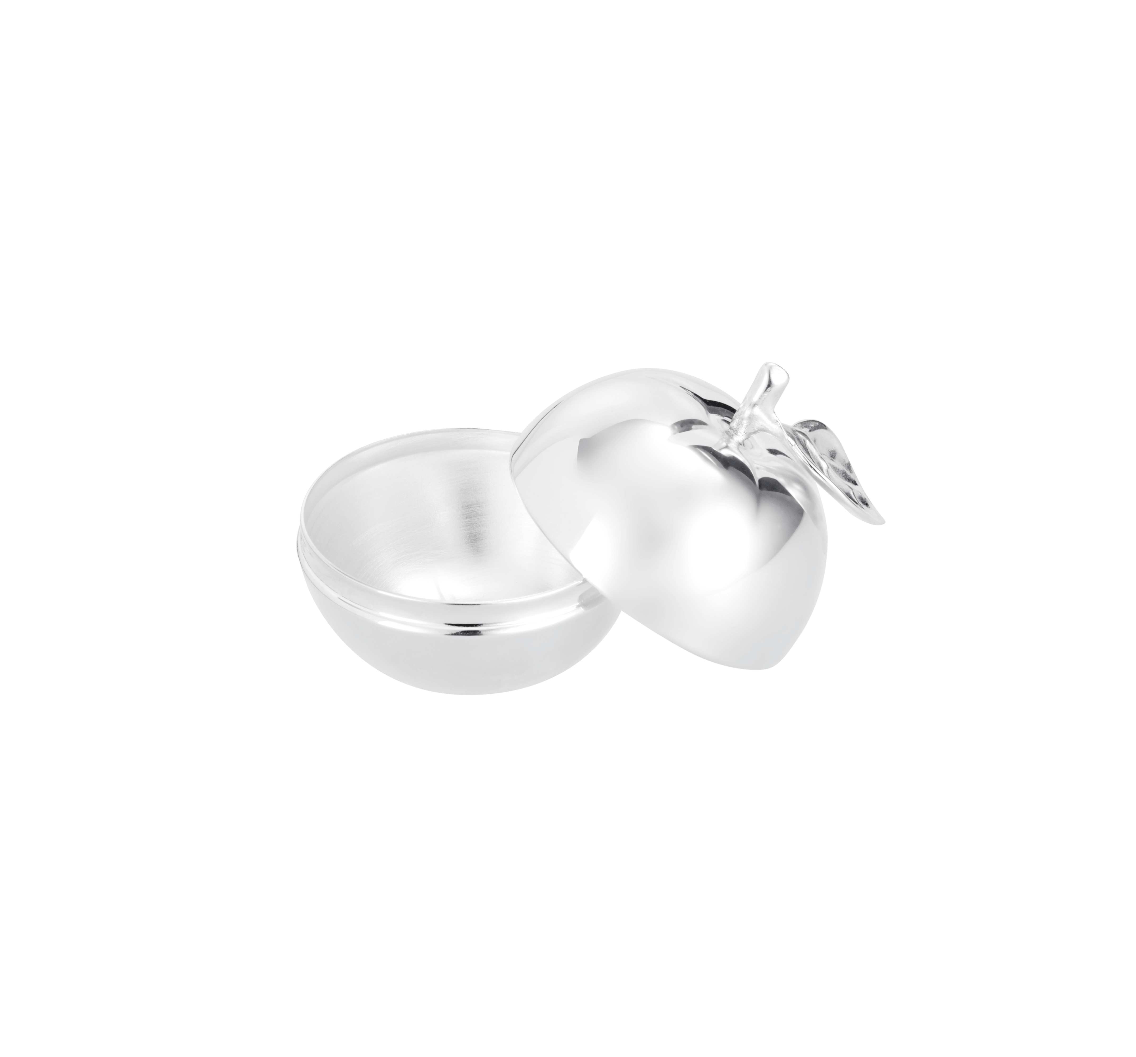 christofle bonbonnière pomme en métal argenté 2