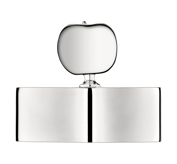 christofle pebble paperweight jardin d'eden  silver plated 1