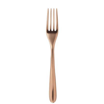 Copper Stainless Steel Table Fork 