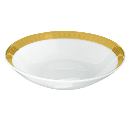 christofle coupelle chinoise en porcelaine et finition or 1