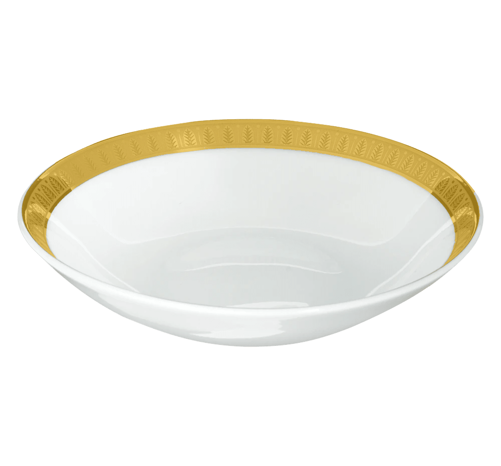 christofle coupelle chinoise en porcelaine et finition or 1