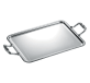 christofle rectangular tray with handles 43x31cm malmaison  silver plat 1