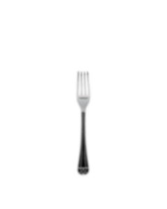 Silver-plated Dessert Fork - Black