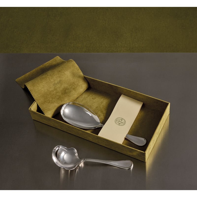 Silver-Plated Side Dish Serving Piece Set Albi