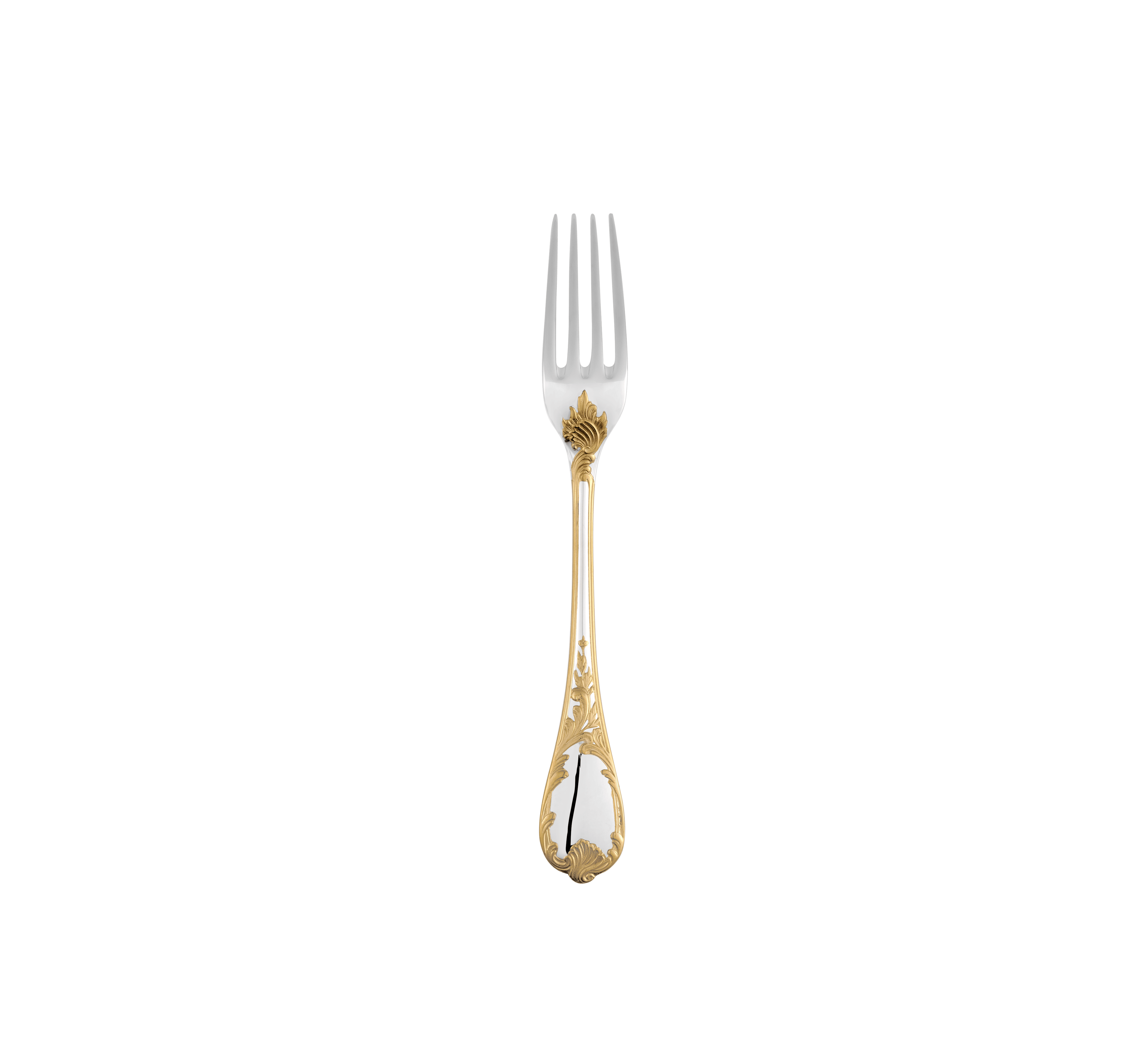 christofle dinner fork marly silver plated 1